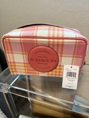 Coach Plaid Dempsey Boxy 20